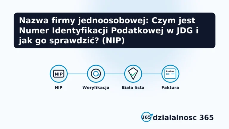 nip w jdg jako identyfikacja podatkowa
