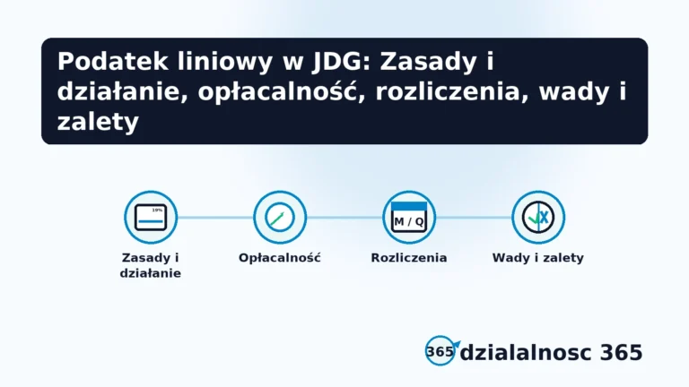 stawka 19 procent i oplacalnosc podatku liniowego w jdg